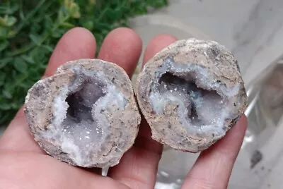 Geode Mexico 86g 2.5  Quartz Geode Crystal Mineral Specimen Ej • $13