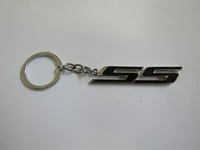 Chevrolet Camaro Corvette Impala Monte Carlo El Camino Nova Ss Keychain Black • $6.99