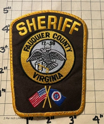 $12.99 • Buy Fauquier County (VA) Sheriff's Office Patch
