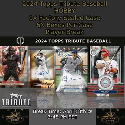 Babe Ruth - 2024 Topps Tribute Baseball Hobby - 1X Case Player BREAK #13 • $2.49