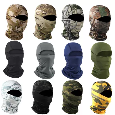 Tactical Full Face Mask Tactical Balaclava Face Mask Windproof Ski Face Cover • $8.99