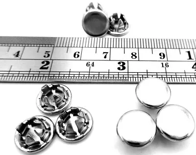 5/16  Hole Caps Polished Nickel Plated Steel Plugs Push In 5/16 Hole All Weather • $16.05