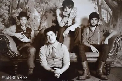 Mumford & Sons In Sepia Poster 24 X 36w - NEW   X92 • $14.99