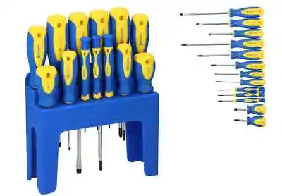Kinzo Screwdriver Set 13 Piece Magnetic With Stand Flat Head Cross Head And Torx • £12.95