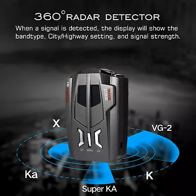 V9 Electronic Car Radar Detector Mobile Radar Speed Measuring Electronic Dog US • $23.89