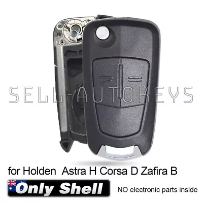 2B For Holden  Astra H Corsa D Zafira B Flip Remote Key Shell Case Housing Fob • $15.59