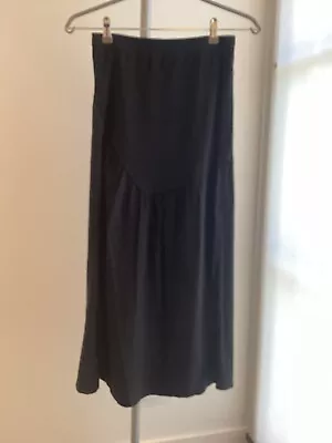 Bassike Black Longerline Maxi Skirt L. Bargain!!!! CLEAROUT • $10.50