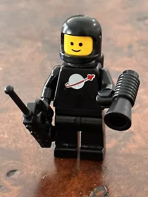 LEGO Minifig Minifigure VINTAGE Space Men Astronaut Black Classic Super RARE • $85.40