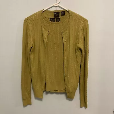 Tailor B. Moss Women’s Sweater Vest Set Yellow Green Size XS • $20