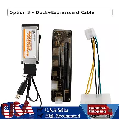 V8.5 EXP GDC PCIe PCI-E PCI Laptop External Independent Video Card Dock • $55.79