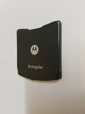 Rare Cingular At&t Black Back Door Battery Cover Parts For Motorola Razr V3 • $15