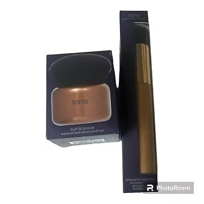 Tarte Limited Edition Buff & Bronze Body Kabuki Brush & Foundation Brush • $14.99