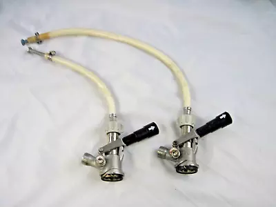 Two Micro Matic Beer Keg Couplers With Hoses  Model # 7486BS • $12.99