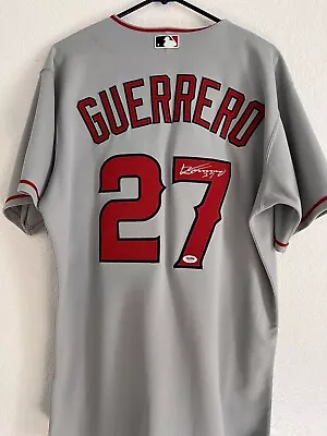 Vladimir Guerrero Autographed Los Angeles Angels Authentic Jersey PSA/DNA • $300