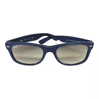 Ray-Ban RB 2132 811/32 New Wayfarer Sunglasses Rubberized Blue 52mm -Please Read • $75