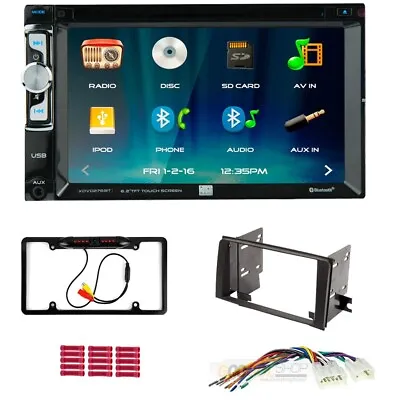 For TOYOTA 2003-2009 4 RUNNER XDVD276BT Car Stereo Double DIN Dash Kit + Camera • $143.99