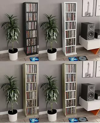 21x20x88cm Media Stand Organizer Cabinet Display Cd Storage Book Shelf Rack • $74.26