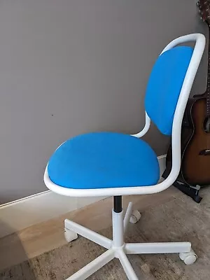 Ikea Orfjall Children's Desk Chair - Blue • £5