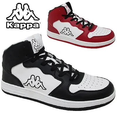Mens Kappa High Top Causal Ankle Boots Walking Basketball Sports Trainers Shoes • £15.95