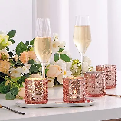 12pcs Tea Lights Candle Holder Glass Votive Candle Holders Holiday Party Decor • $18.99