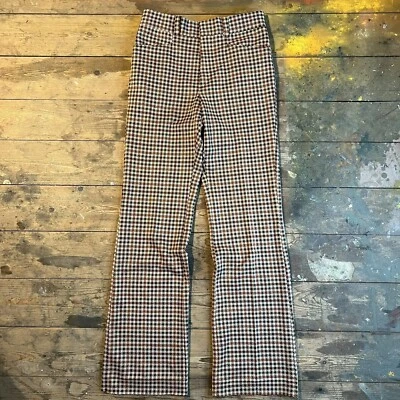 £60 • Buy Vintage 70’s Levi’s Panatela Bootcut Slightly Flared Trousers Talon Zipper Rare