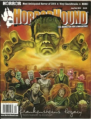 HORROR HOUND Magazine #45 -  2014 - Frankenstein's Legacy - Movies - Comics • $9.99