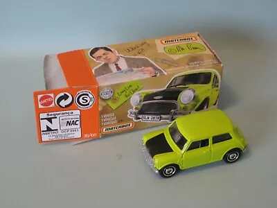 Matchbox Mr Bean Austin Mini Cooper S Green In USA Rare Box 60mm Long Toy TV P • £13.99