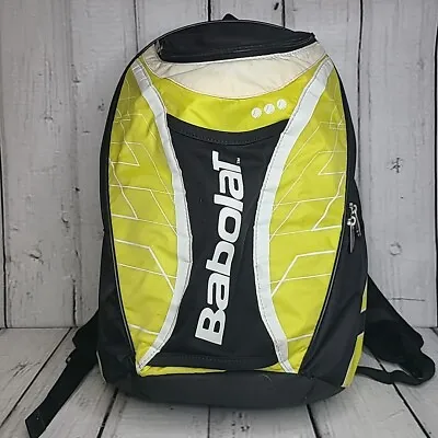 Babolat Tennis Backpack Black Yellow White Multi Compartment Sports Bag 16  • $32