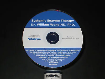 Systemic Enzyme Vitalzym Inflammation Cd Enzymatic Therapy Fibroidsangina • $4.99