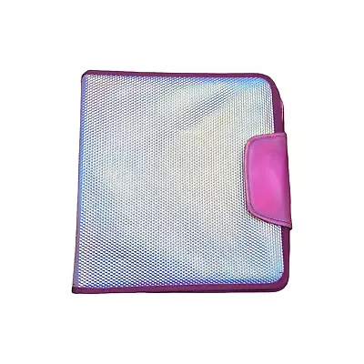 Pen + Gear 2 Inch 3 Ring Zipper Binder Iridescent Shimmer Design Size 12  X 13  • $30.60