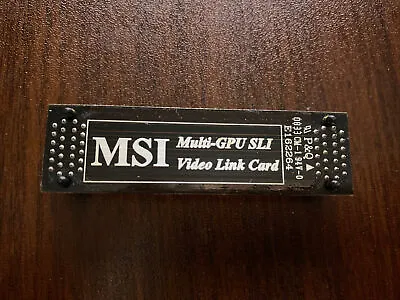2.75  MSI Multi GPU SLI Video Card Cable Connector Adapter SLI Link Bridge NEW • $9.99