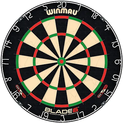 Winmau Blade 6 Dart Board Professional Tournament Density Control Dartboard • £54.95