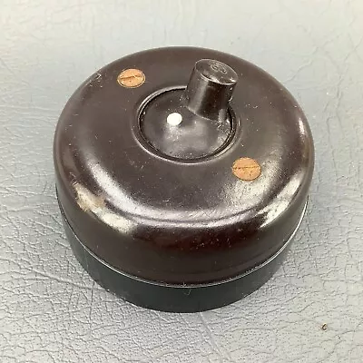 Vintage Bakelite Light Switch Ring Grip • $23