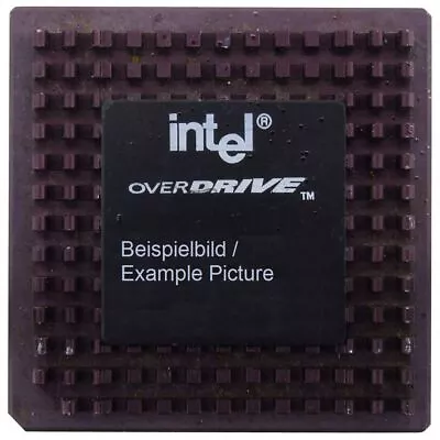 Intel 80486 Overdrive 66MHz SZ904 DX2ODPR66 CPU Socket/Socket PGA168 Vintage • $80.17