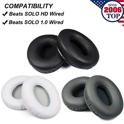 Replacement Ear Pads For Monster Beats By Dr Dre SOLO HD/Solo Wired Headphones • $11.99