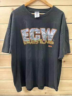 Vintage Ecw Wrestling T Shirt Sz Xxl 2000 Breaking More Than The Rules Sabu Taz • $139.50
