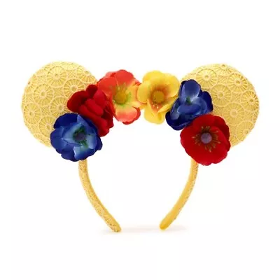 Walt Disney World Minnie Mouse Poppies Ears Headband For Adults • £29.95