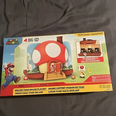 Nintendo Super Mario Deluxe Toad House Playset - Jakks Pacific • $20