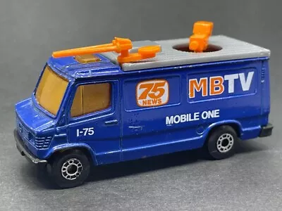 Matchbox Mercedes-benz News Tv Truck Mbtv • £4.95