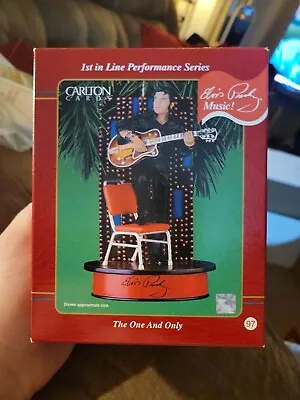 Carlton Cards Elvis Presley 1st In Line Series The One & Only Christmas Ornament • $24