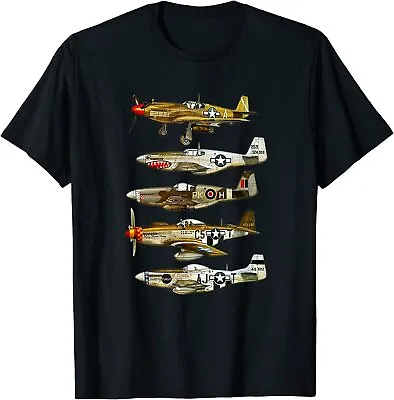 New Limited North American P-51 Mustang WW2 Fighter T-Shirt Free Shipping  • $23.99