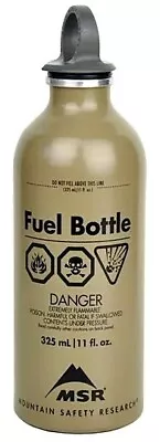 MSR Tan Fuel Bottle NEW 11 Oz Mountain Safety Research For Military Camp Stoves • $0.99