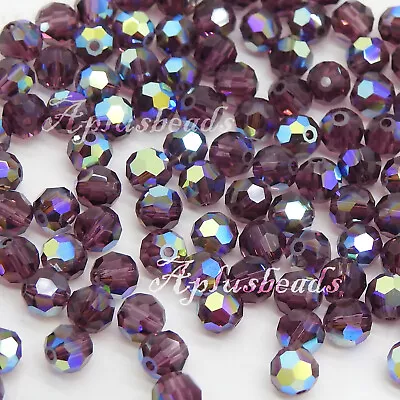 36pcs SWAROVSKI Crystal Components  #5000 AB Coated Round Beads 3mm In 22 Colors • $8.99