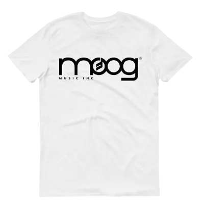Moog Music Inc Classic_Synthesizer Audio Logo T-Shirt Made In USA Size S To 5XL • $19.99
