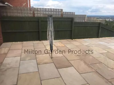 Raj Green 900x600 1m2  Natural Indian 22mm Sandstone Paving *READ DESCRIPTION* • £22.99