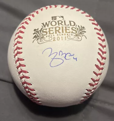 Yadier Molina Signed Busch Stadium 2011 World Series Baseball Beckett Witness • $599.95