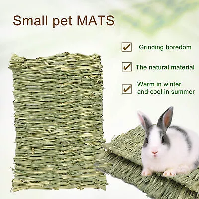 Guinea Pig Pad Tasteless Grinding Teeth Rabbit Cage House Bed Grass Woven • $7.85