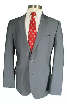 Hugo Boss James Sharp Mens Blue 2 Btn Tesse Wool Suit 42L Current • $138.47