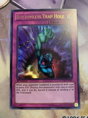 Bottomless Trap Hole LCYW-EN181 NM Ultra Rare 1st Edition Edison Yugioh • $4.89