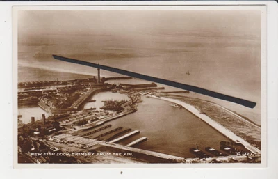 £2.99 • Buy Valentines Photo Postcard ; New Fish Dock, Grimsby From The Air